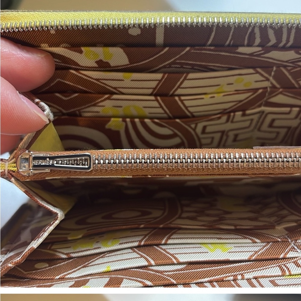 Hermes Leather Wallet Azap Silk’n Wallet Hermes Leather Long Wallets - Picture 8 of 14